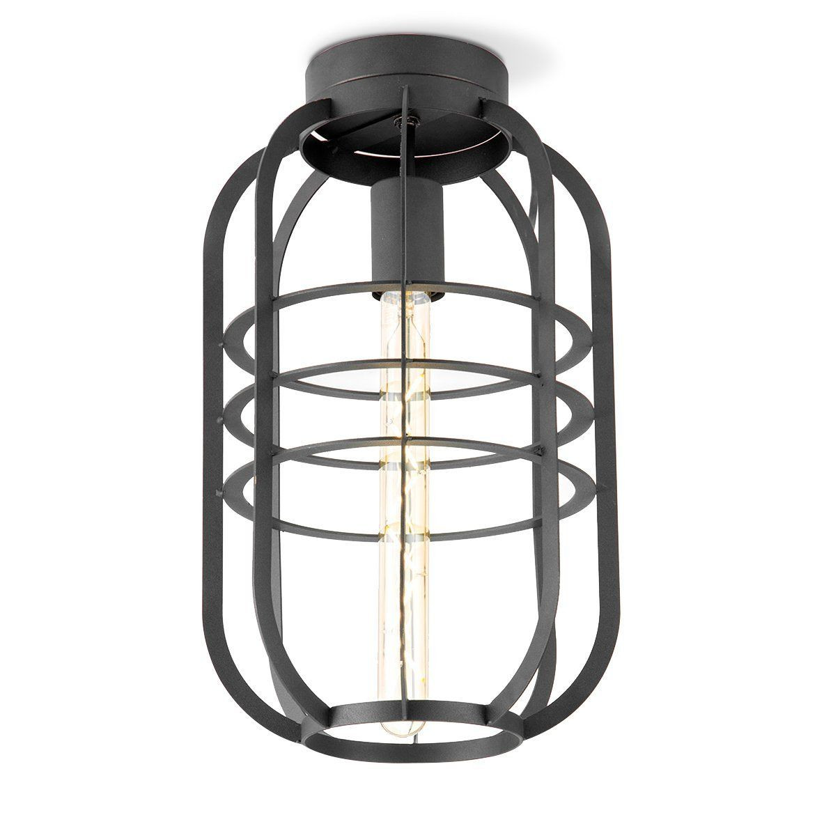 Light depot - plafondlamp Nero 40 - zwart - Outlet