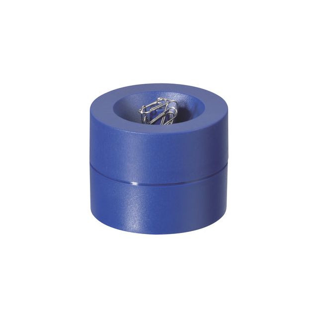 Papercliphouder MAUL Pro Ø73mmx60mm blauw