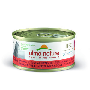 Almo Nature HFC Complete zalm en tonijn met wortel natvoer kat (70 g) 24 x 70 g