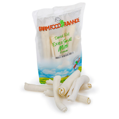 Farm Food Rawhide Dental Roll XS hondensnack mini 13 cm - 6 stuks