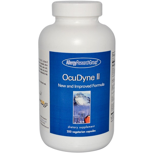 OcuDyne II New and Improved Formula 200 Veggie Caps - Allergy Research Group