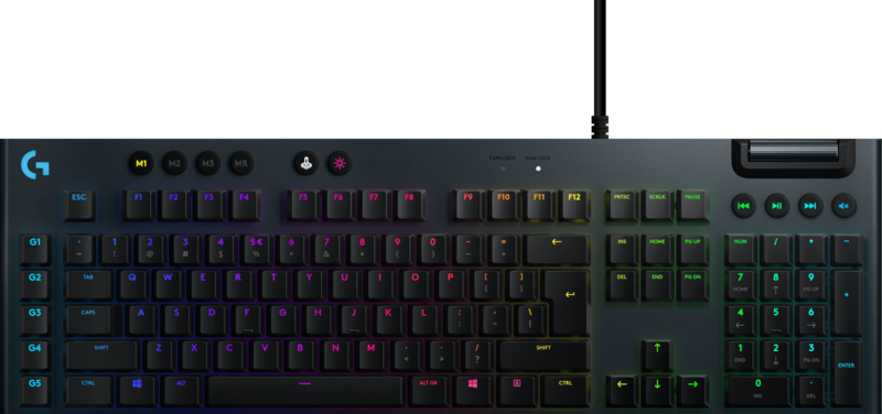 Logitech G815 Lightsync RGB Mechanical Gaming Keyboard GL Tactile QWERTY