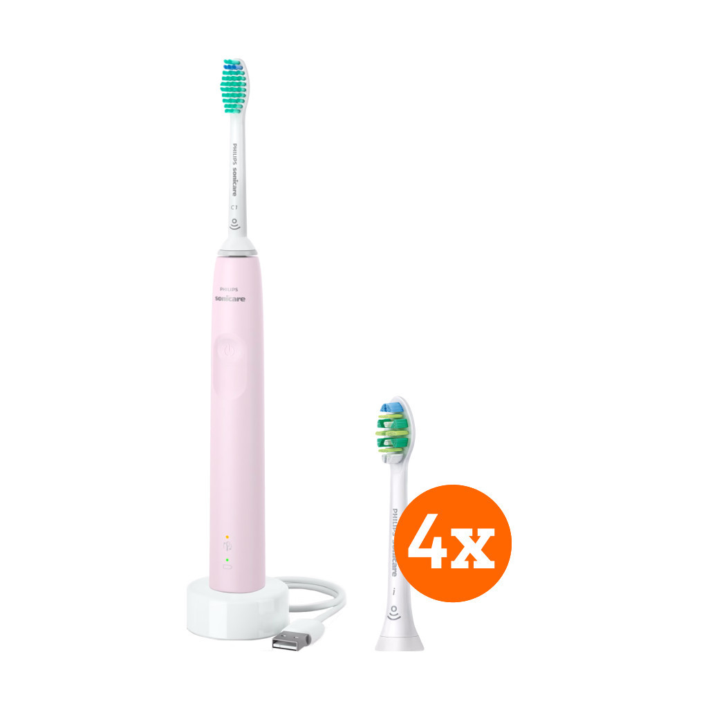 Philips Sonicare 3100 Series HX3671/11 + InterCare opzetborstels (4 stuks)