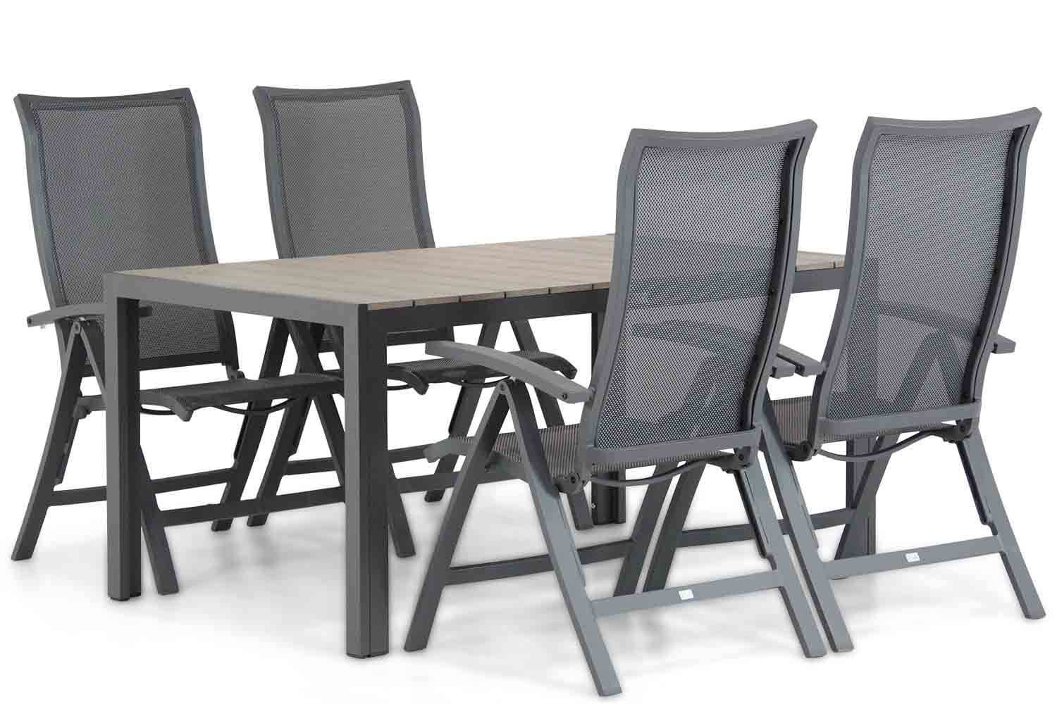 Presto Lucardo/Young 155 cm dining tuinset 5-delig