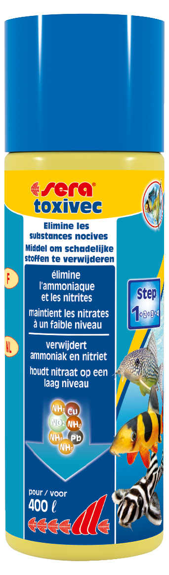 Sera Toxivec 100 ml - Directe Zuivering van Giftige Stoffen in Aquariums