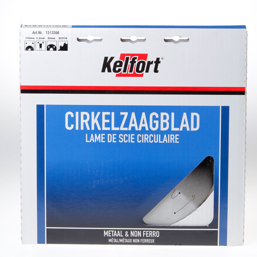 Cirkelz.blad metaal 250x30 80t