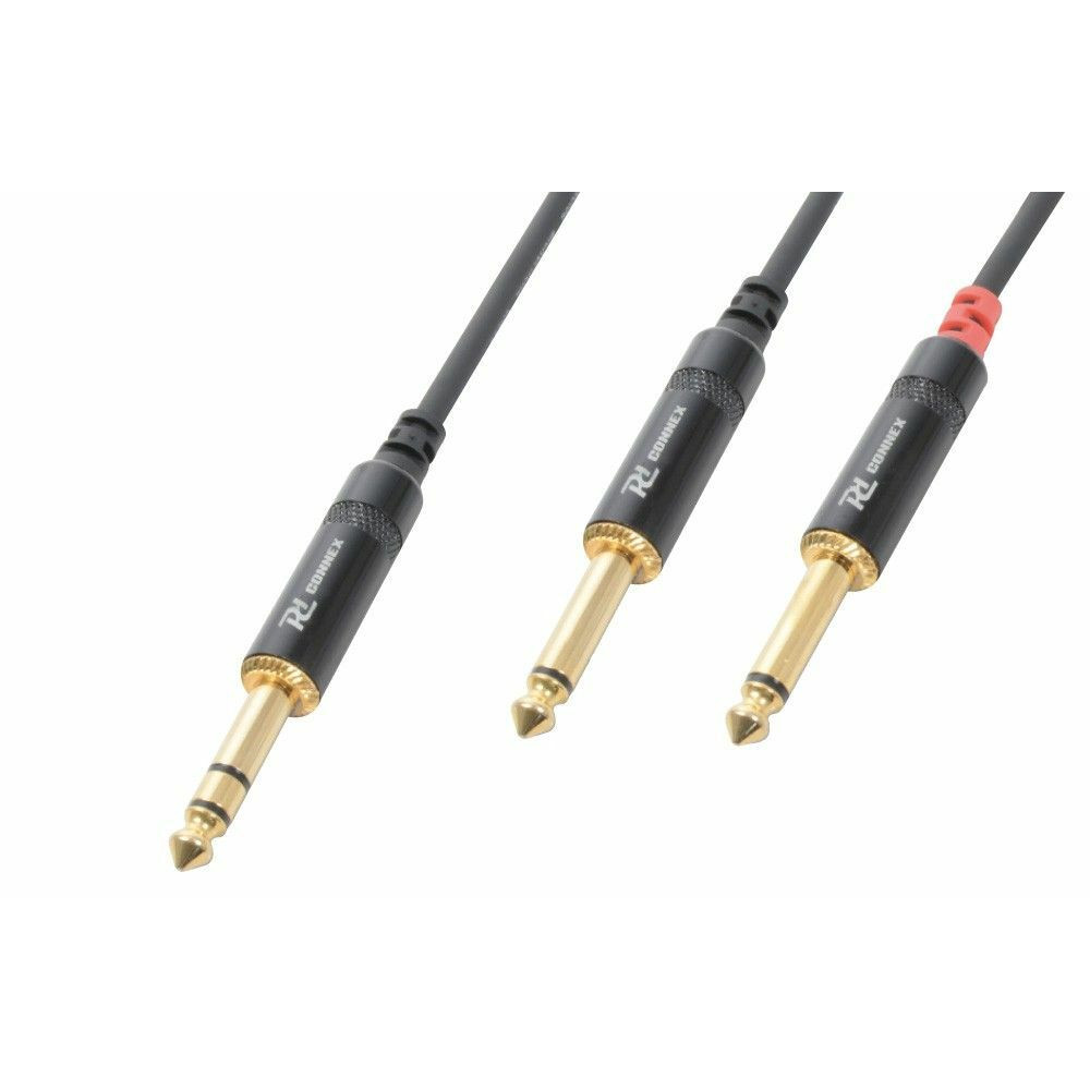 PD Connex Kabel 6.3 Stereo - 2x6.3 Mono 3m