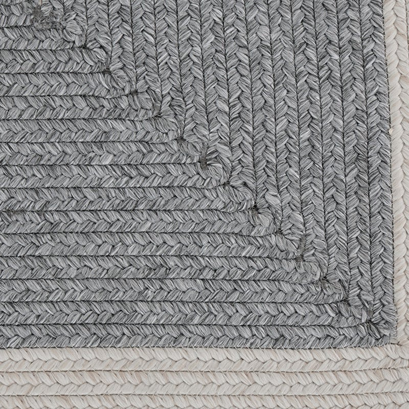 Jute Vloerkleed Braids Grijs - NORTHRUGS - 200x290 cm - Rechthoek - Dekbed-Discounter.nl