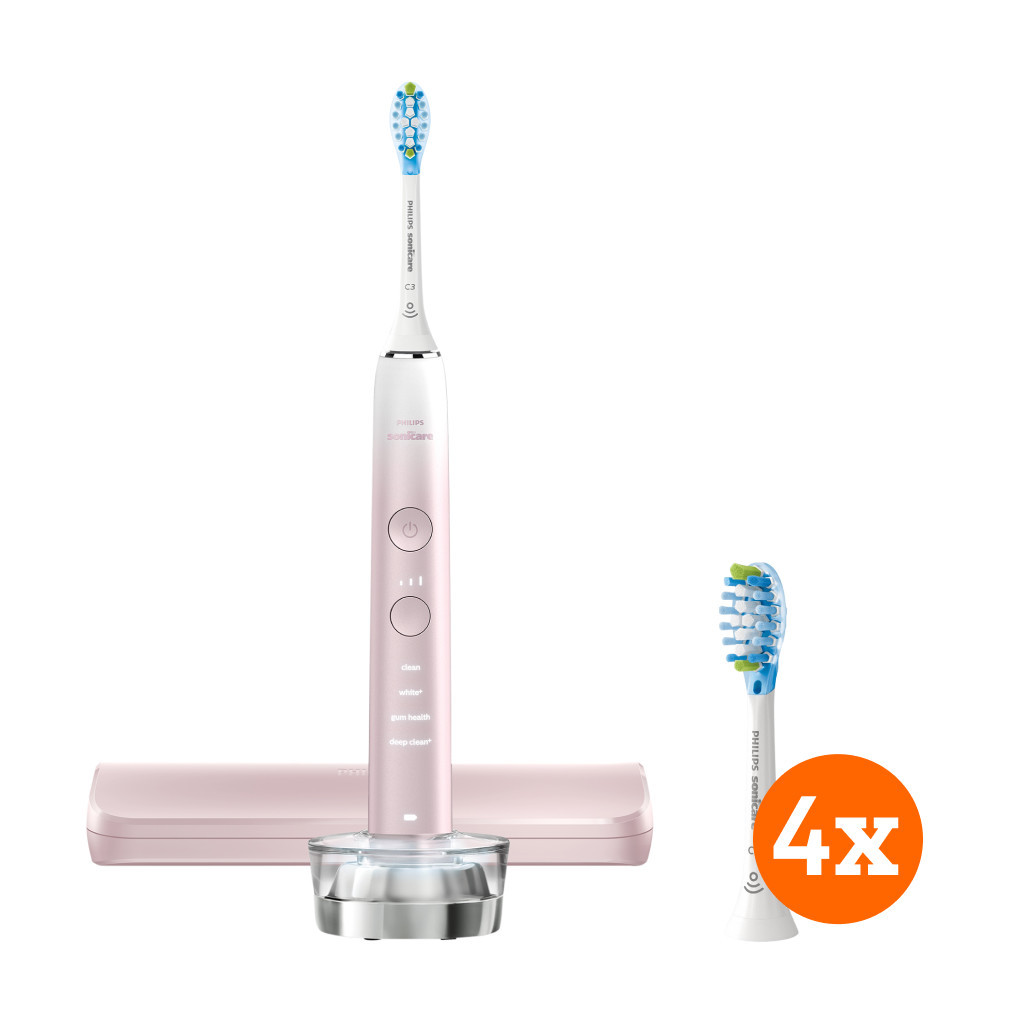 Philips Sonicare DiamondClean 9000 HX9911/84 Gradient Pink + opzetborstels (4 stuks)