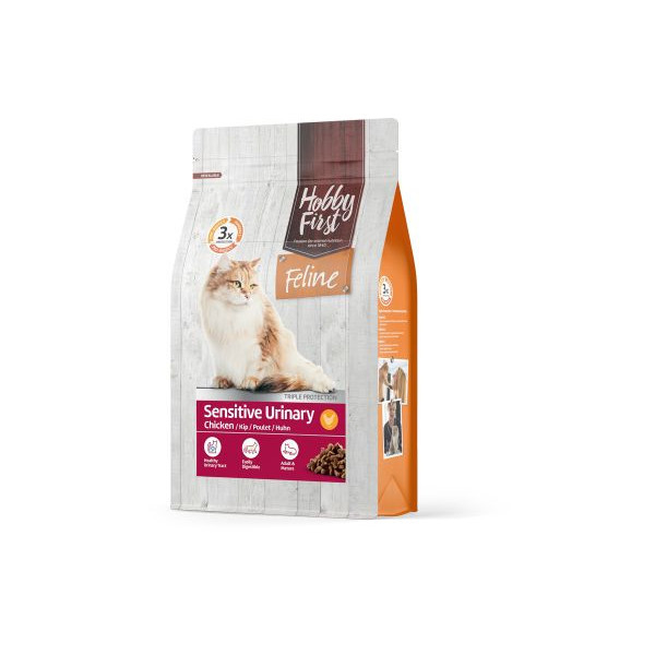 HobbyFirst Feline Sensitive Urinary kip kattenvoer 2 x 4,5 kg