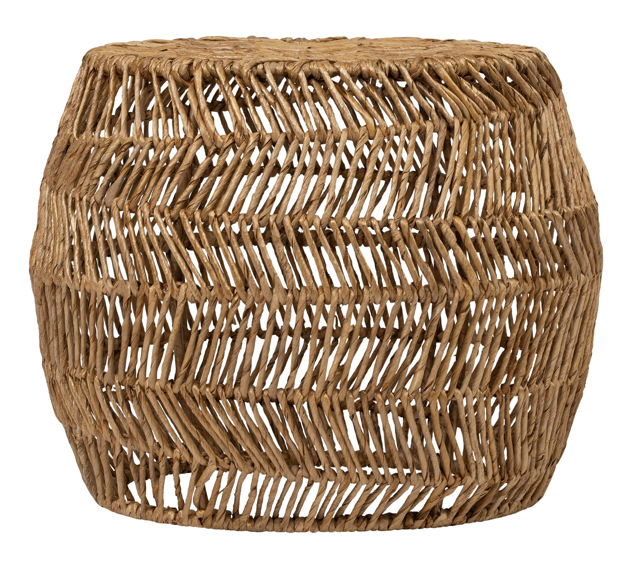 MUST Living Ronde Bijzettafel Cala Gracio Abaca, 44cm - Naturel