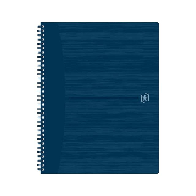 Oxford Origin spiraalschrift, ft A4+, 140 bladzijden, gelijnd, blauw