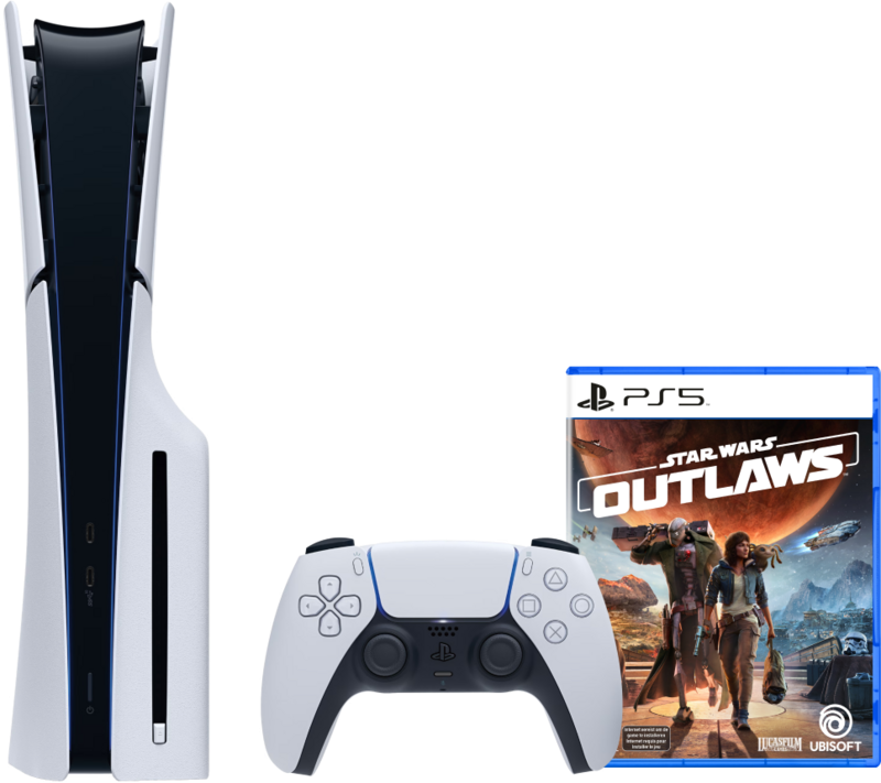 PlayStation 5 Slim Disc Edition + Star Wars Outlaws