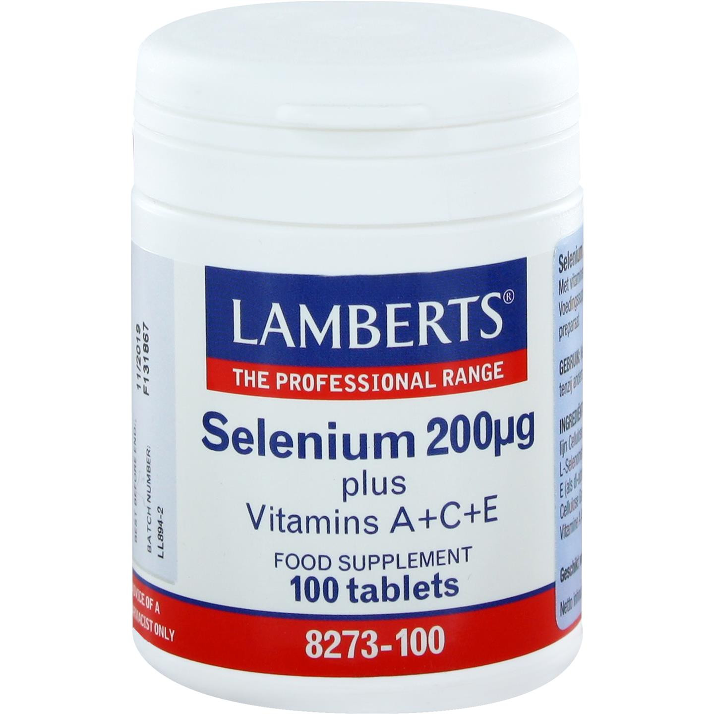 Selenium 200 mcg plus A + C + E