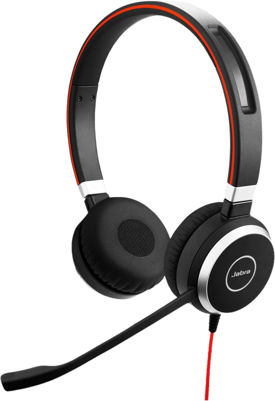 Jabra Evolve 40 UC Stereo Bedrade Office Headset