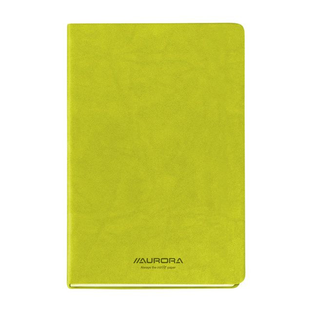 Notitieboek aurora capri a5 192blz lijn 80gr groen