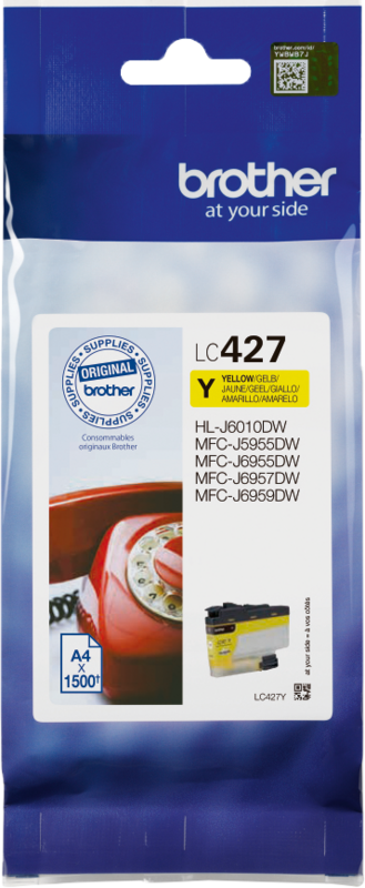 Brother LC-427 Cartridge Geel