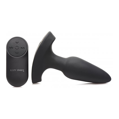 XR Brands Laser Hart - Butt Plug with Remote Control - Small