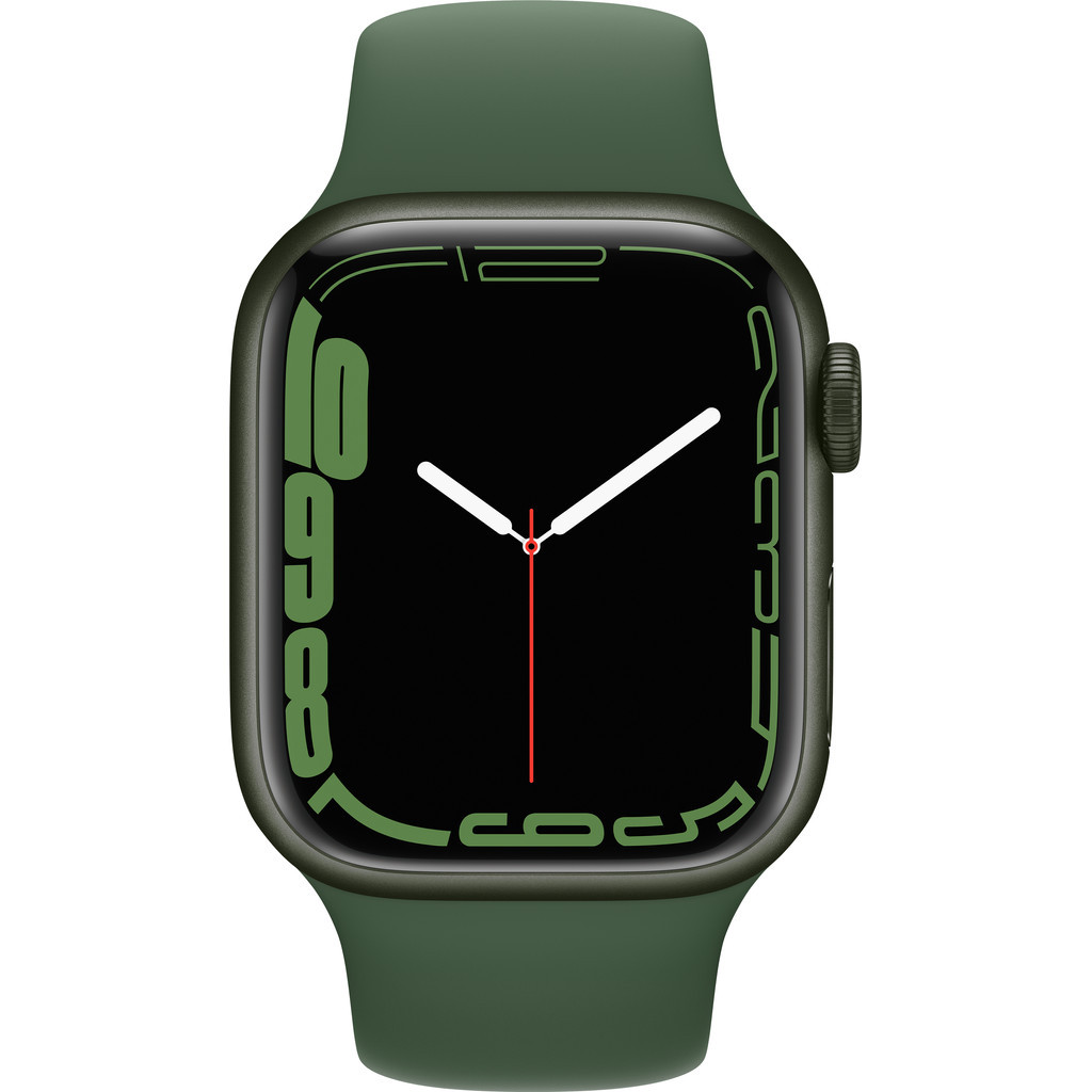 Apple Watch Series 7 41mm Groen Aluminium Groene Sportband