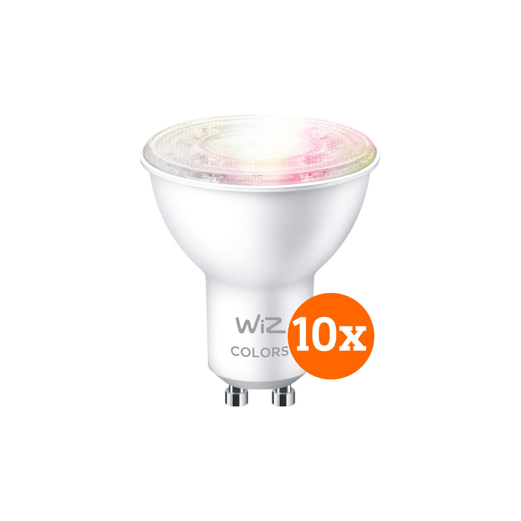 WiZ Spot 10-pack - Slimme LED-Verlichting - Gekleurd en Wit