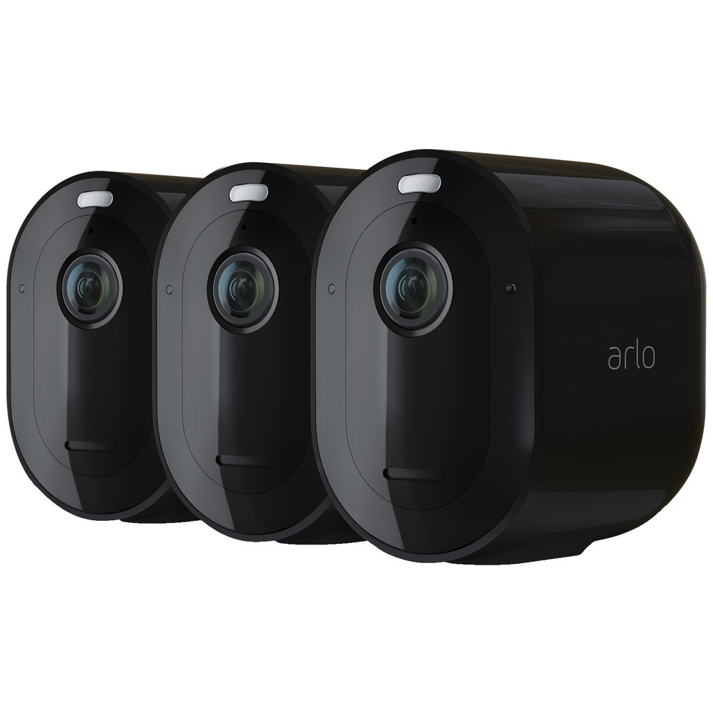 Arlo Pro 4 Beveiligingscamera Zwart 3-Pack