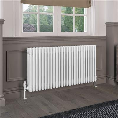 Eastbrook Rivassa 4 koloms radiator 120x60cm staal 2510W wit glans