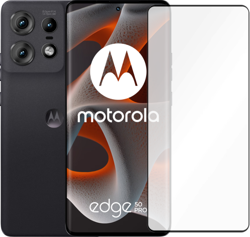 Motorola Edge 50 Pro 512GB Zwart 5G + Just in Case Tempered Glass Screenprotector