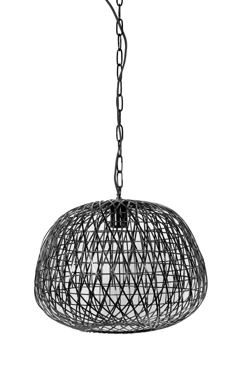 Light & Living Hanglamp Alwina - zwart